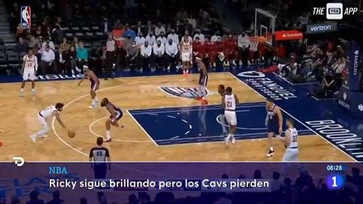 Telediario Matinal - La buena actuación de Ricky Rubio no evita la derrota de los Cavaliers