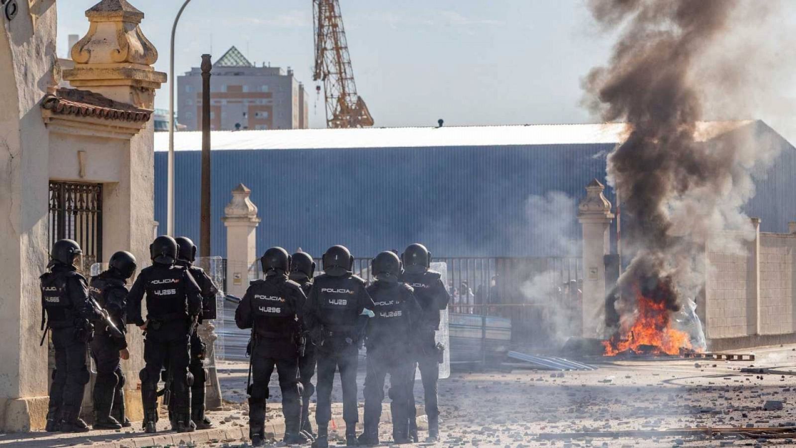 La huelga del metal en Cádiz sigue por tercer día