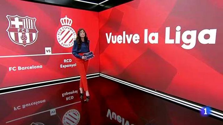 Telediario 1 - Embarba: "Llegamos en el mejor momento para ganar al Barça"