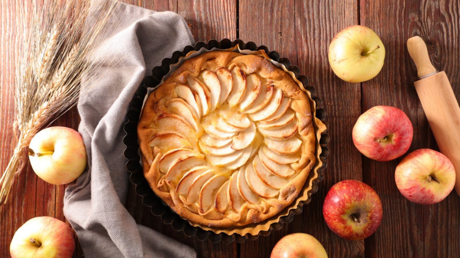 Receta de tarta de manzana