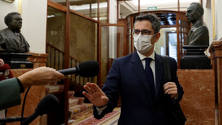 Telediario 2 - PSOE y Podemos chocan por el alcance de la enmienda a la Ley de Amnistía