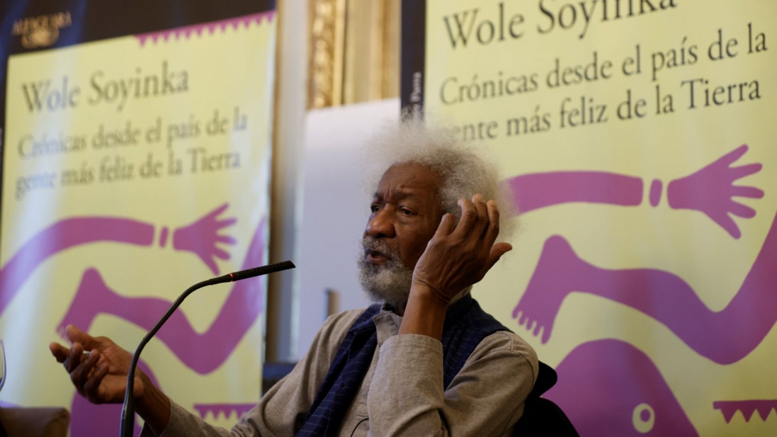 Wole Soyinka visita España para presentar su nuevo libro