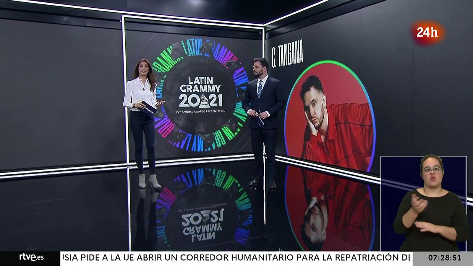 C.Tangana se hace con tres Grammy Latinos en una gala que encumbra al colombiano Camilo 