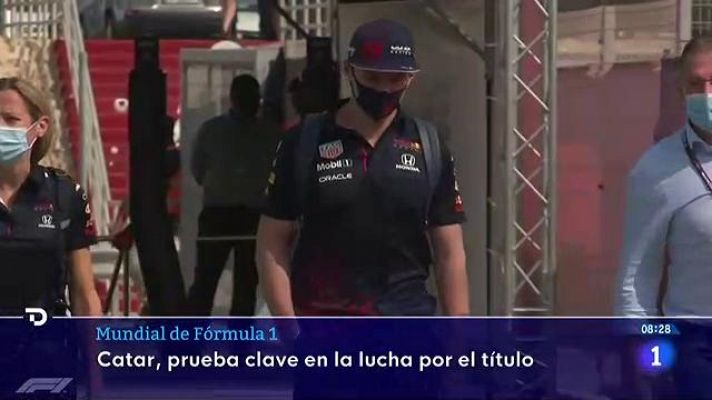 Hamilton quiere aumentar la  presión sobre Verstappen en el GP de Catar