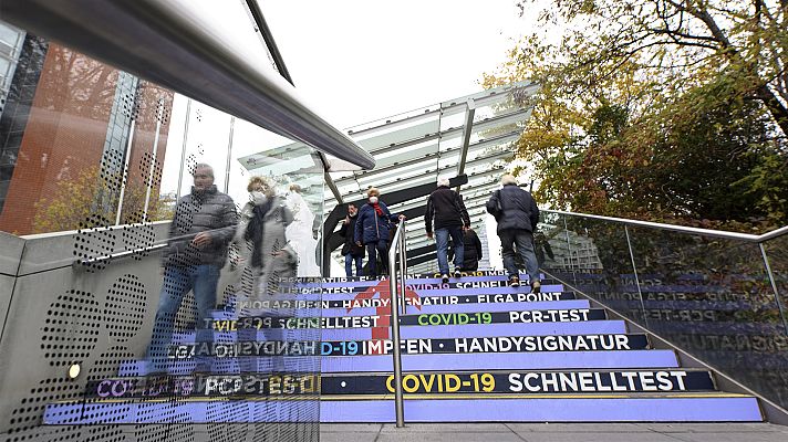 Telediario 1 - Austria se blinda y Alemania también sopesa el confinamiento