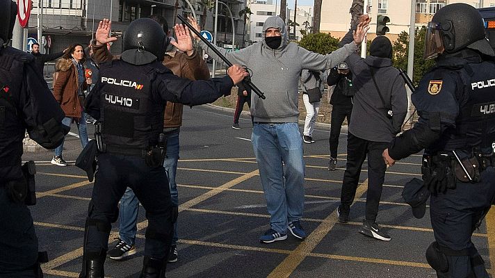 Telediario 2 - El conflicto del metal en Cádiz se encalla y la huelga general continuará