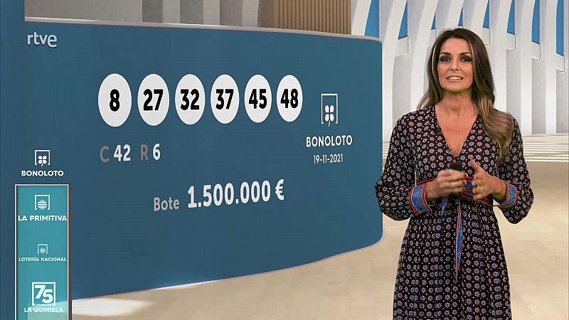 Sorteo de la Bonoloto y Euromillones del 19/11/2021 - ver ahora