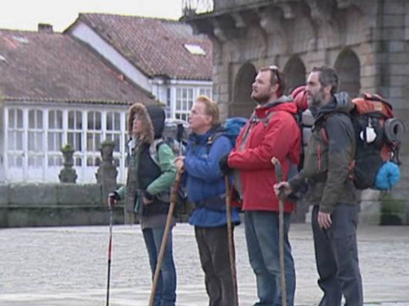 Martin Sheen rueda 'The Way' en Santiago de Compostela
