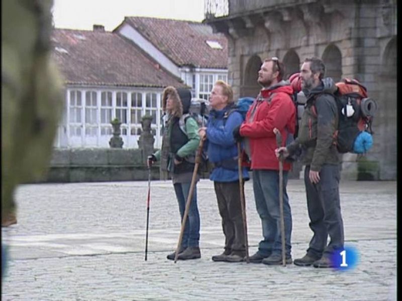 Martin Sheen rueda 'The Way' en Santiago de Compostela