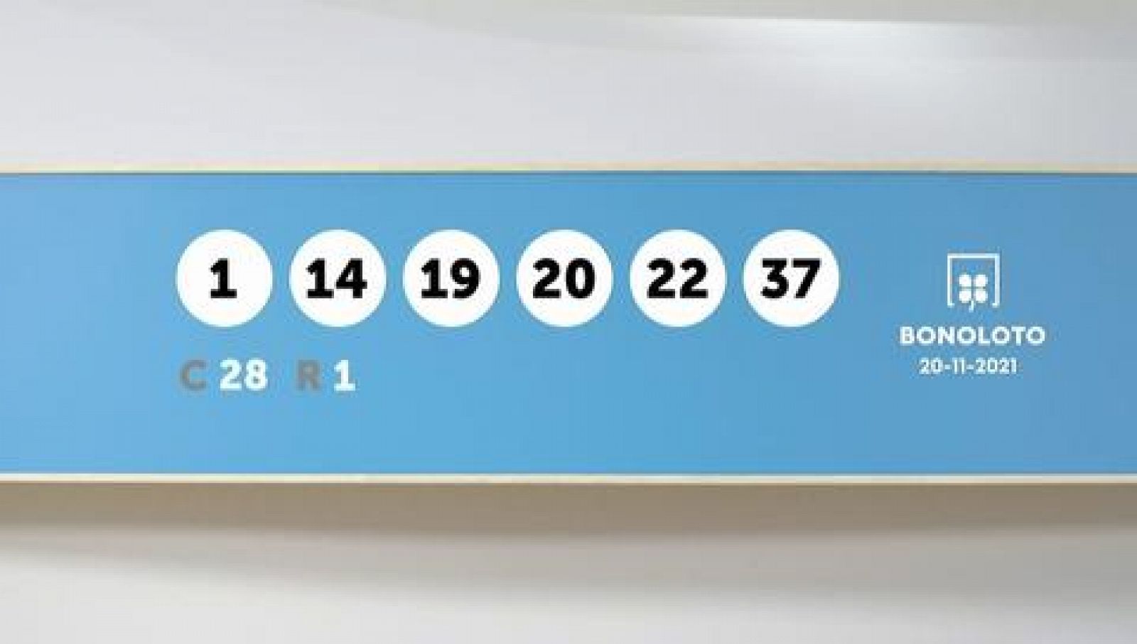 Sorteo de la Lotería Bonoloto del 20/11/2021 - Ver ahora