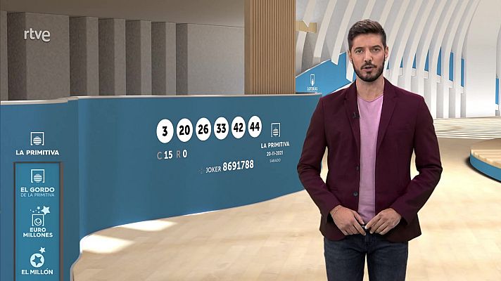Loterías - Sorteo de la Bonoloto y Primitiva del 20/11/2021