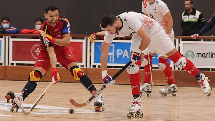 España gana a Francia la final del Europeo de hockey patines