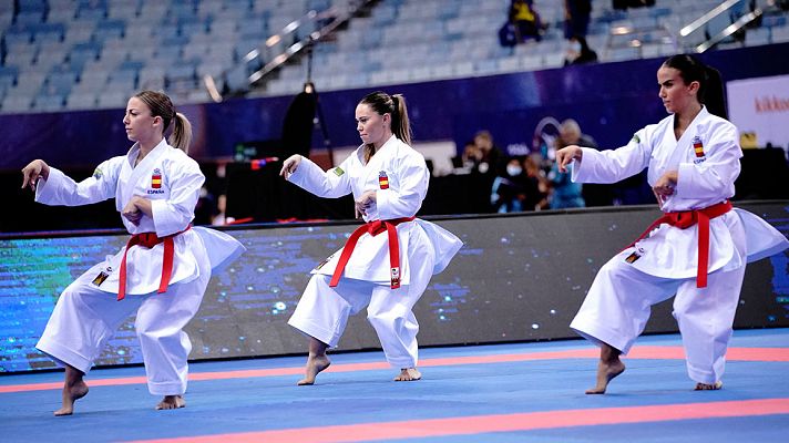 Mundial de kárate | España, plata en los dos equipos de kata