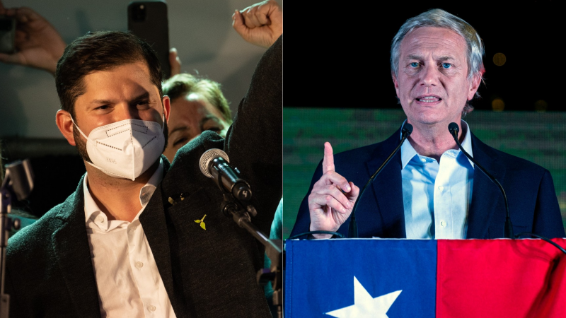 El ultraderechista Kast y el izquierdista Boric pasan a la segunda vuelta de las elecciones presidenciales en Chile