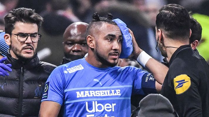 Telediario Matinal - Suspendido el Lyon-Marsella tras un botellazo a Payet