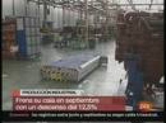  - La producción cae un 12,5%