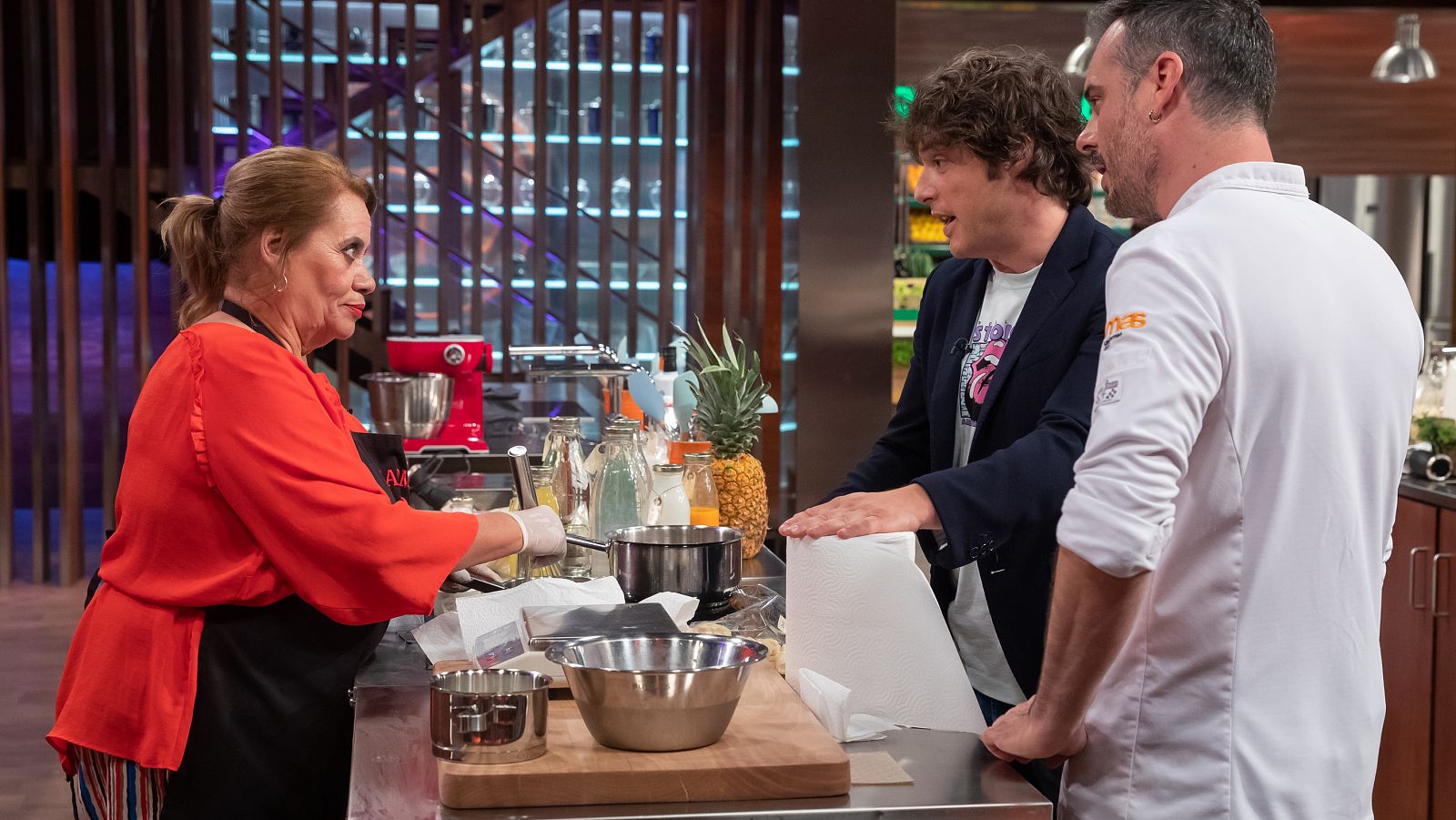 MasterChef I El tremendo caos de Carmina Barrios en el cocinado