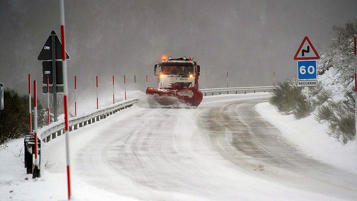 La primera DANA del invierno trae nevadas y un descenso de la temperatura