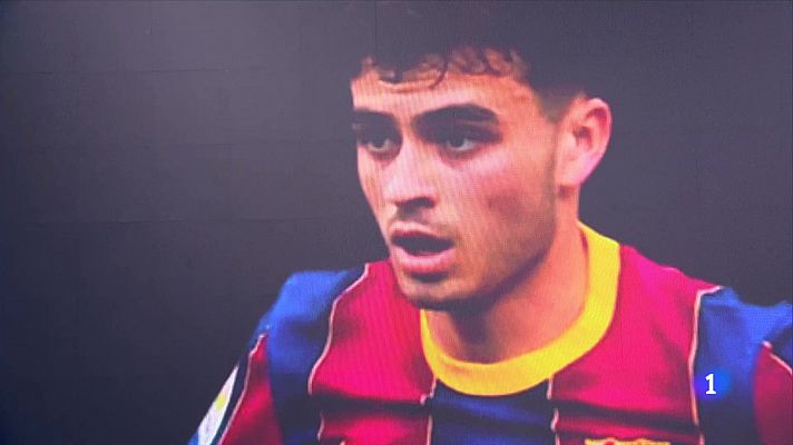 Telediario 1 - Pedri González gana el premio Golden Boy 2021