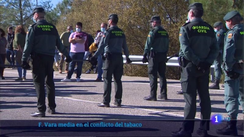 Guillermo Fernández Vara media en el conflicto del tabaco - 22/11/2021