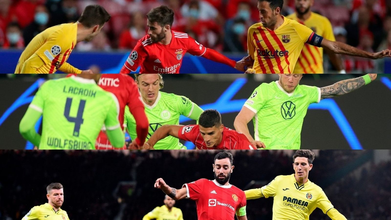 Día decisivo para Barça, Sevilla y Villarreal en la Champions