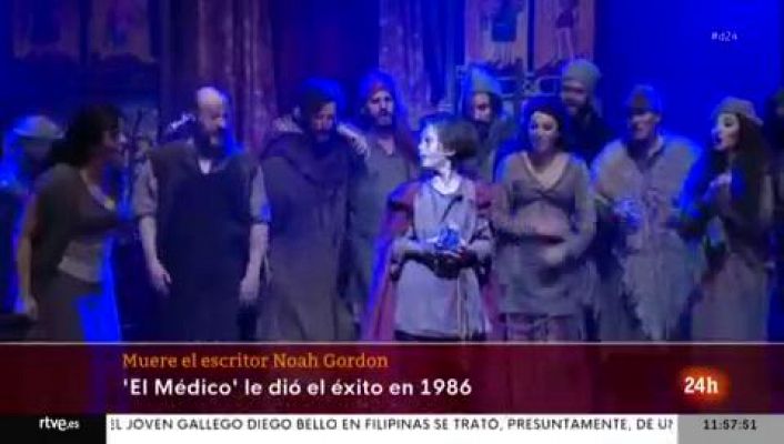 Informativo 24h - Muere el escritor Noah Gordon, autor de 'El médico'