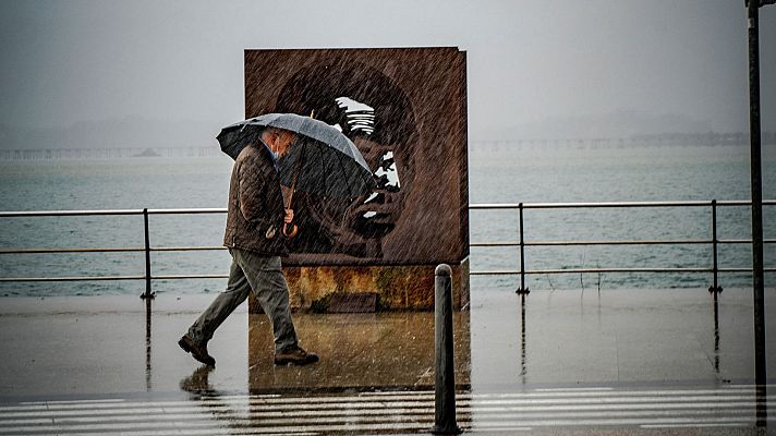 Fuertes precipitaciones en el Cantábrico, Cataluña y en Baleares