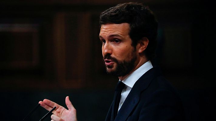 Casado pide a Sánchez la aplicación del artículo 155 en Cataluña solo en el ámbito educativo