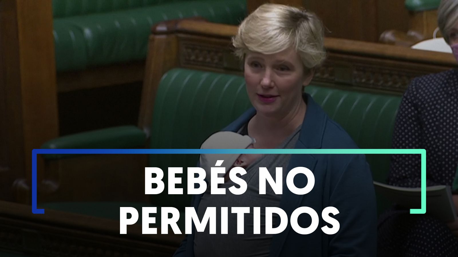 Stella Creasy y la prohibición de llevar bebés al Parlamento británico