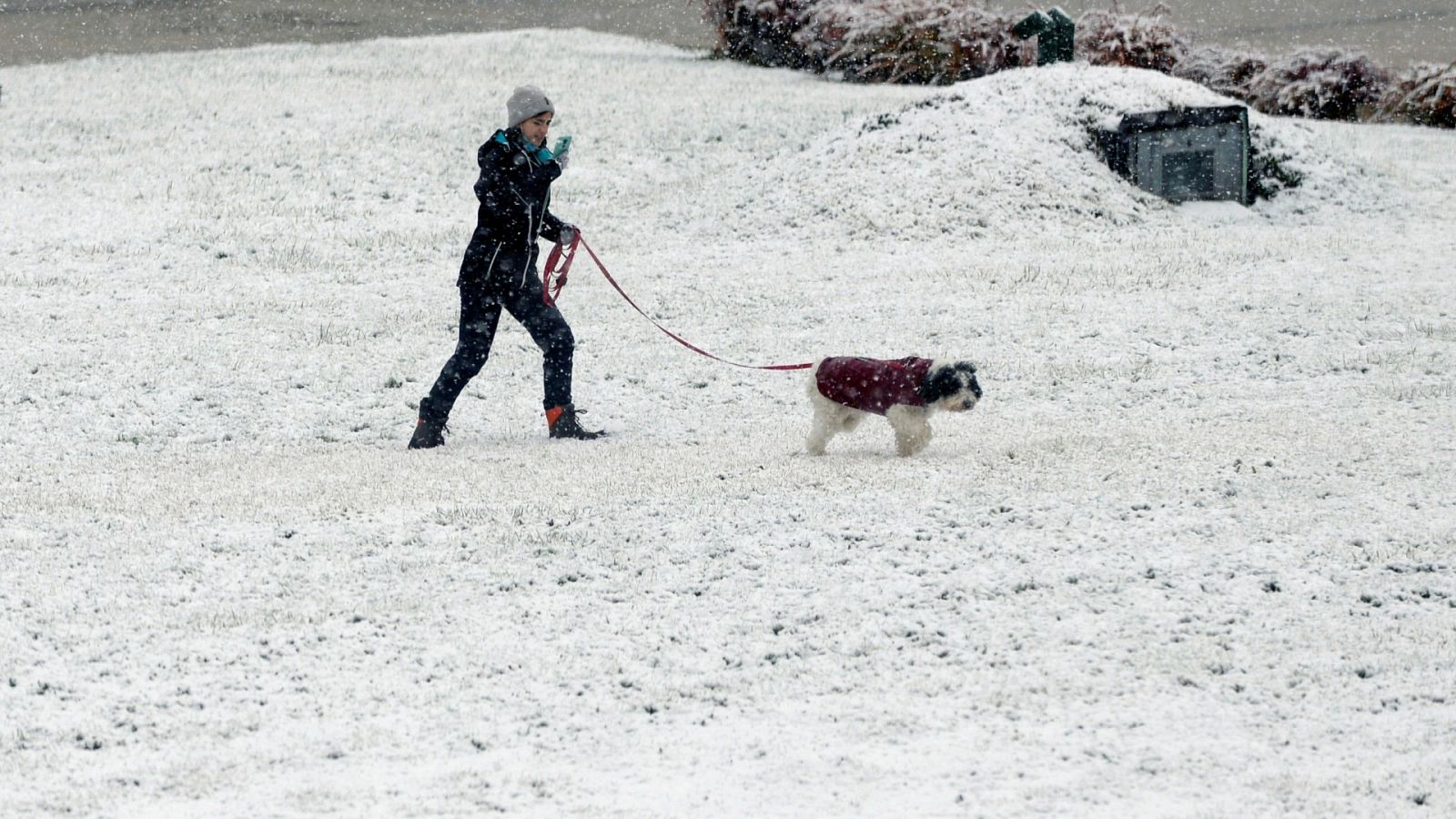 La DANA deja importantes nevadas y provoca la crecida de varios ríos asturianos