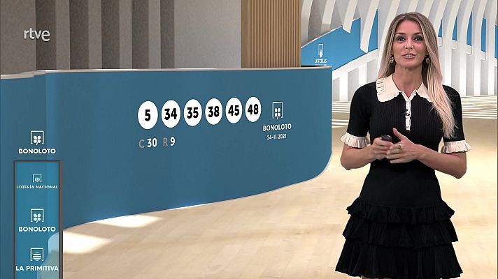 Loterías - Sorteo de la Bonoloto del 24/11/2021