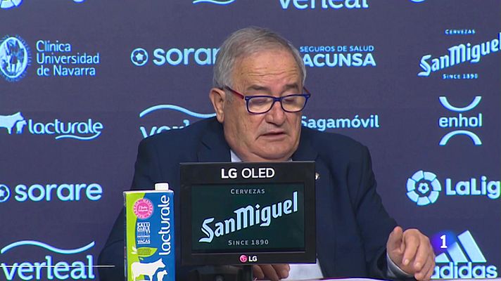 Luis Sabalza presidirá Osasuna otros cuatro años