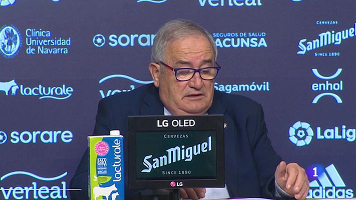 Telenavarra - Luis Sabalza presidirá Osasuna otros cuatro años