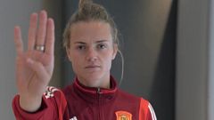 La selección española de fútbol femenino, contra la violencia de género