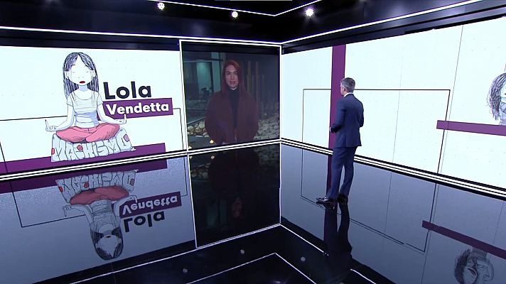 Telediario 2 - 'Lola Vendetta', el personaje cómic que surgió por la "necesidad de marcar un límite" en la violencia contra la mujer