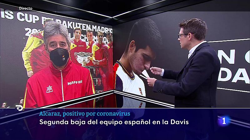 El doctor Cotorro confirma en TVE que el equipo ha dado "negativo" y que Alcaraz está "asintomático"