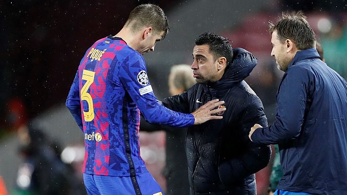 Telediario 1 - Xavi Hernández: "Falta mejorar en el último pase"