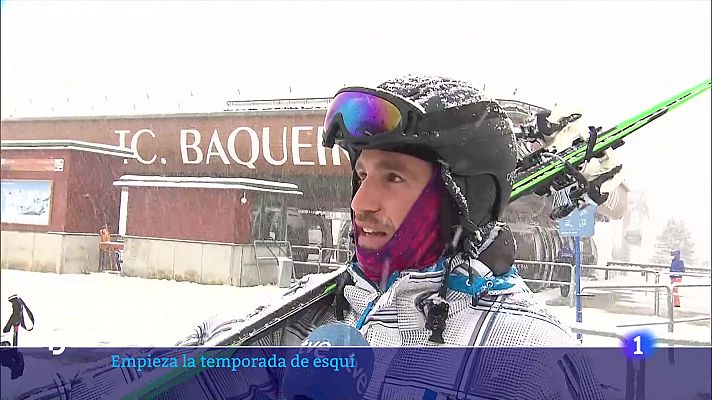 Telediario Fin de Semana - En Baqueira prevén buenas cifras de visitantes
