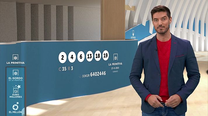 Loterías - Sorteo de la Bonoloto y Primitiva del 27/11/2021