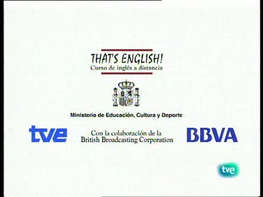 That's English - Módulo 6 - Unidad 3 - Programa 3