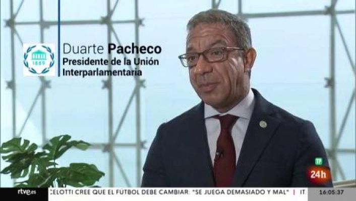 Duarte Pacheco, presidente de la Unión Interparlamentaria