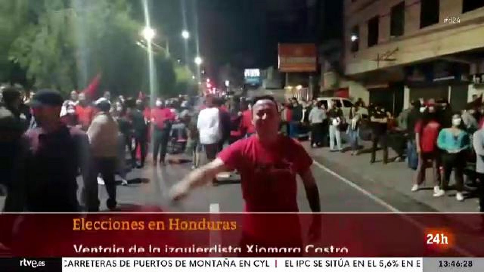 La candidata de la Ia izquierda, Xiomara Castro, se proclama ganadora en las elecciones en Honduras - Ver ahora