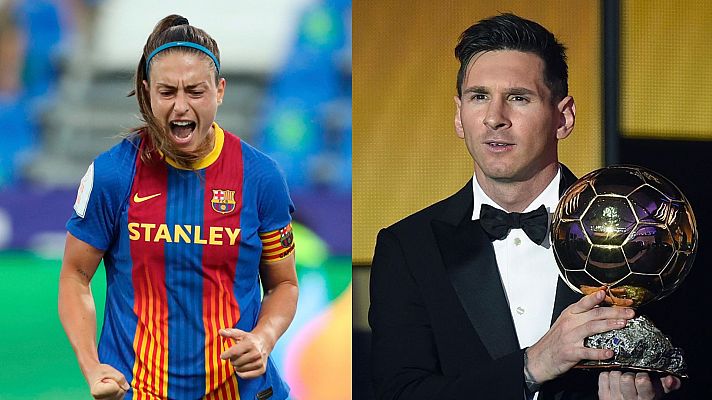 Telediario 1 - Alexia Putellas y Leo Messi, favoritos al Balón de Oro 2021