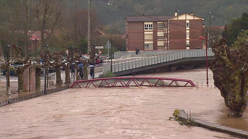 Precipitaciones localmente persistentes en el área Cantábrica. Temperaturas bajas en Pirineos - ver ahora