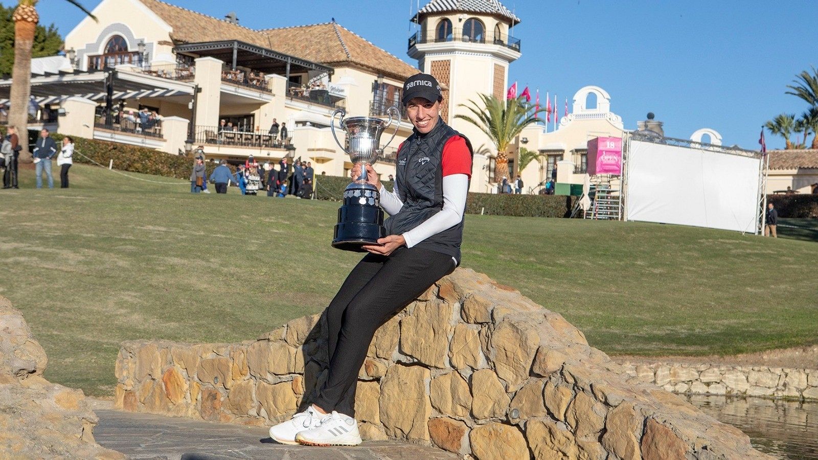 Carlota Ciganda, campeona del Open de España de golf: "Lo siguiente es ganar un grande"