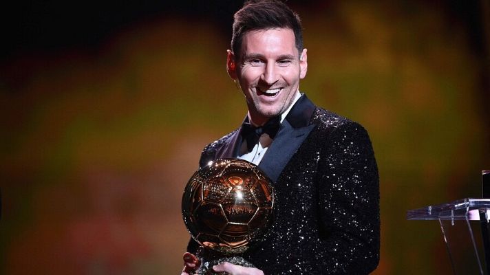 Telediario 2 - Messi se alza con su séptimo Balón de Oro