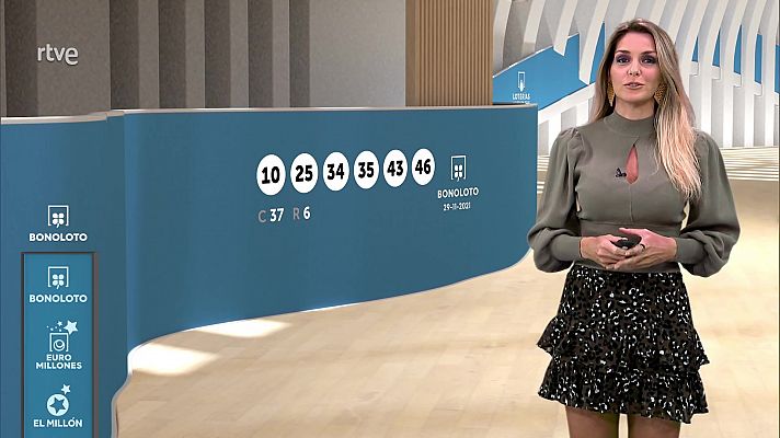 Loterías - Sorteo de la Bonoloto del 29/11/2021