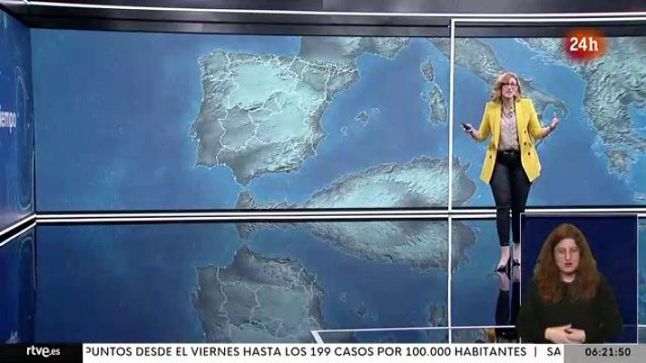 El tiempo - El temporal da una tregua aunque todavía hay cuatro comunidades en alerta amarilla