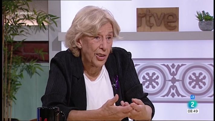 Cafè d'idees - Manuela Carmena: "Confio en el canvi d'actituds"