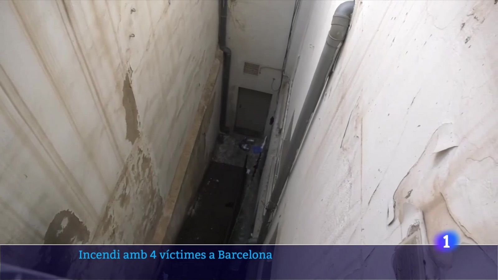 Quatre persones han mort, dues menors, en un incendi al número 20 del carrer Tetuan de Barcelona.